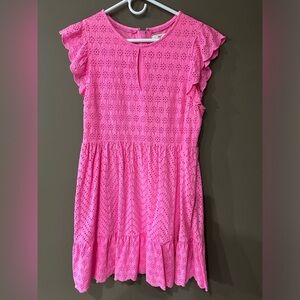 Vineyard Vines. Vacation, Easter, Spring Wedding, - Hot pink Eyelet